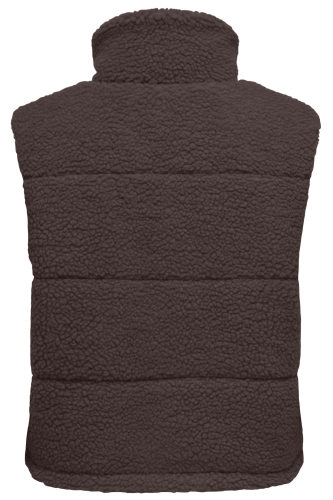 ONLSANDRA TEDDY WAISTCOAT LIFE OTW 15320630 SEAL BROWN